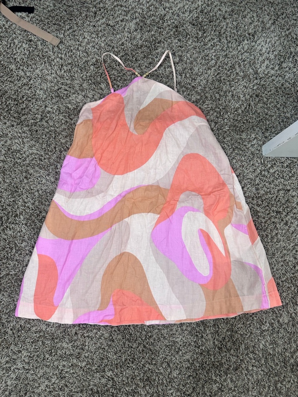 Rachel Zoe Pink & Coral Swirl Dress